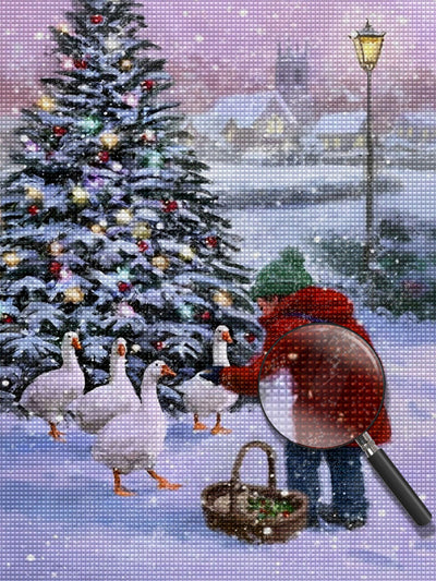 Christmas  Gooses Diamond Painting