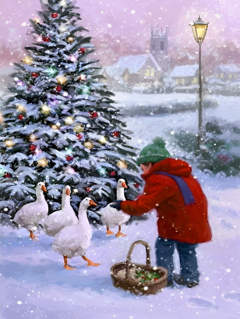 Christmas  Gooses Diamond Painting