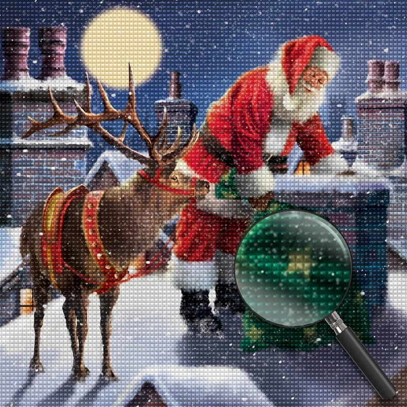 Christmas Chimney Diamond Painting