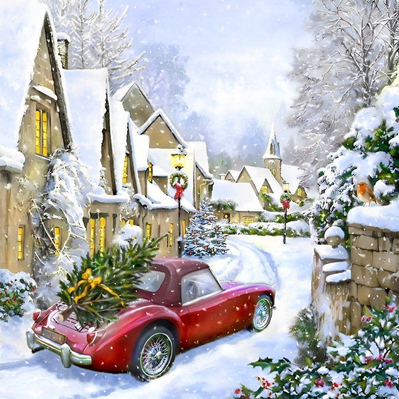 Christmas Street Diamond Painting