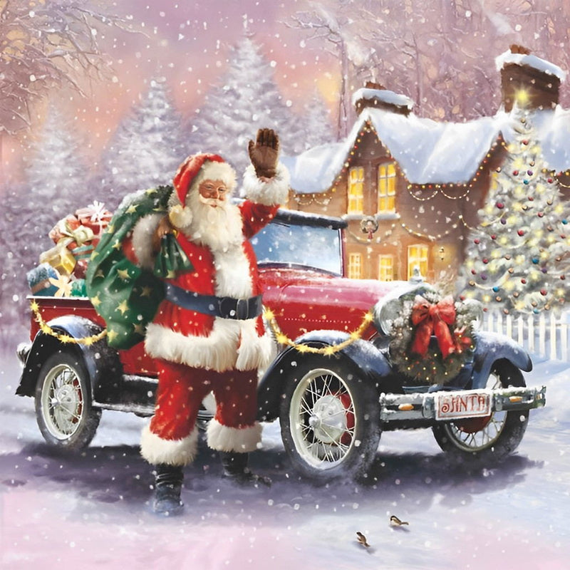 Santa Arriving 5D DIY Diamond Painting Kits