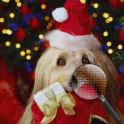 Christmas Dog 5D DIY Diamond Painting Kits
