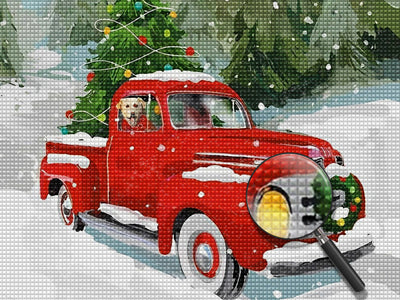 Christmas Red Trunk 5D DIY Diamond Painting Kits