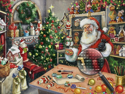 Santa's Studio Diamond Painting