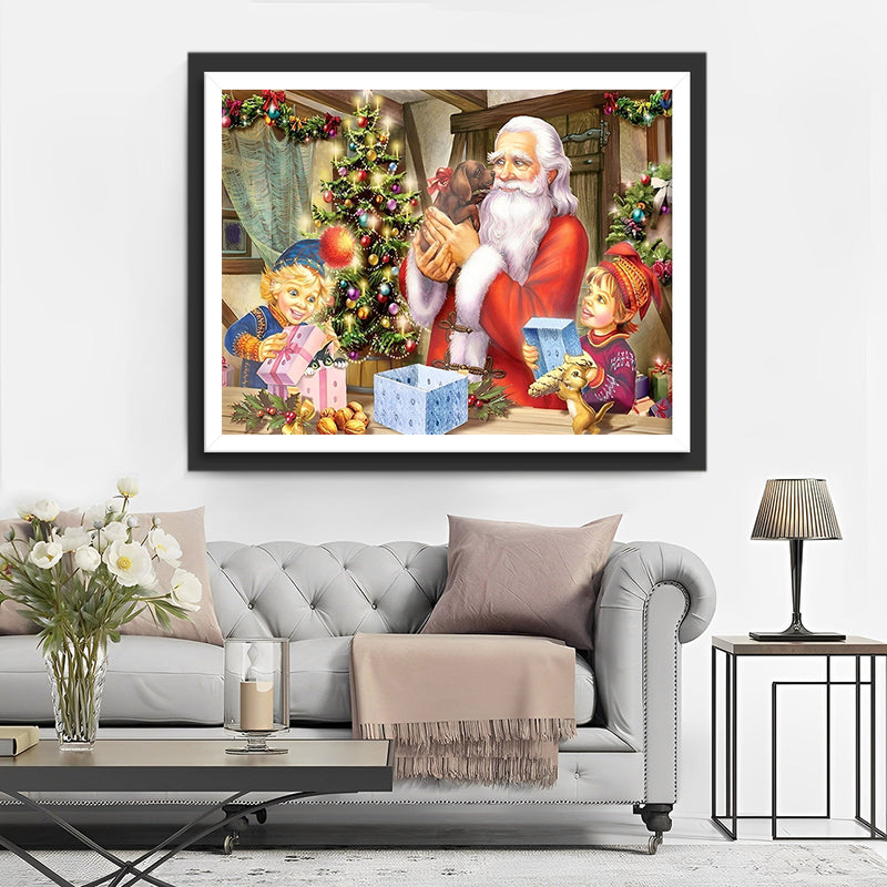 Santa and Kids Diamond Painting