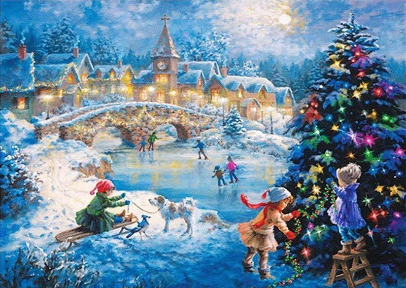 Christmas Scenery 5D DIY Diamond Painting Kits