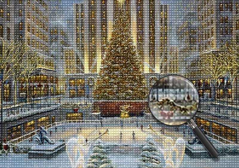 Christmas Rockefeller Center Diamond Painting