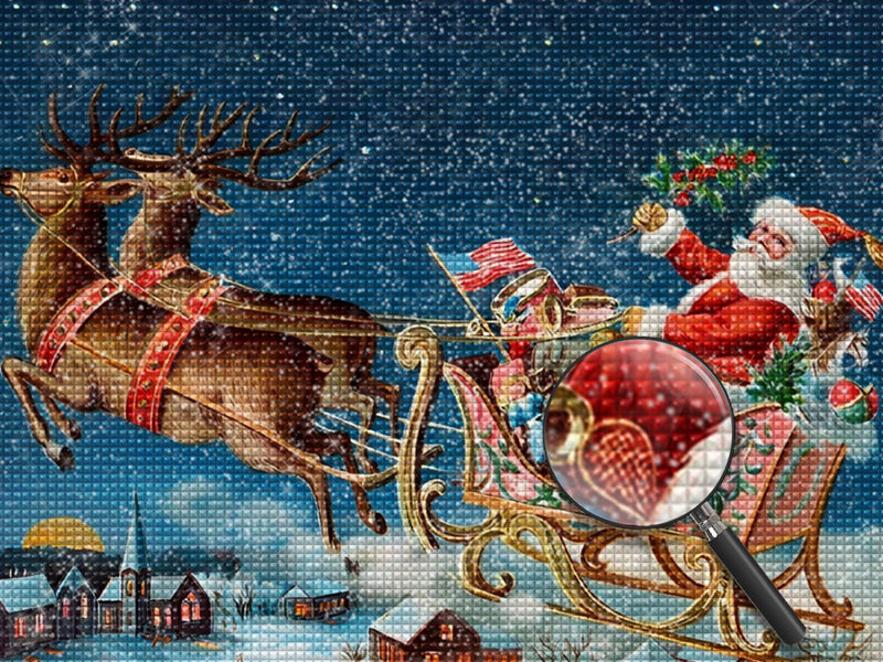 Merry Christmas Image Diamond Painting