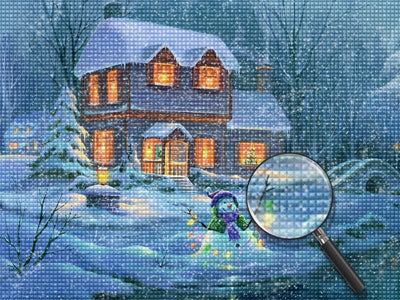 Winter bright night Christmas 5D DIY Diamond Painting Kits