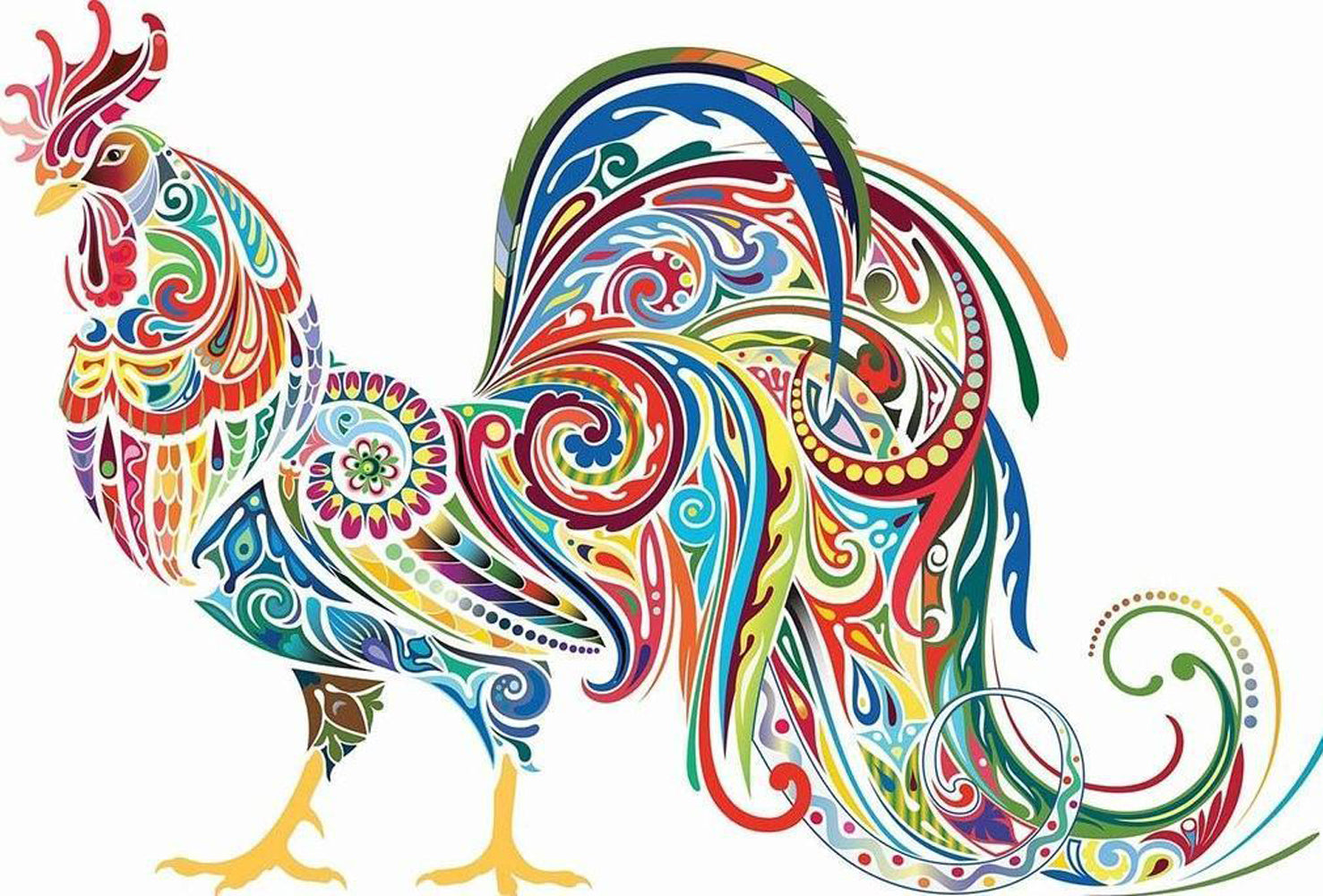 Pretty Cock Diamond Painting