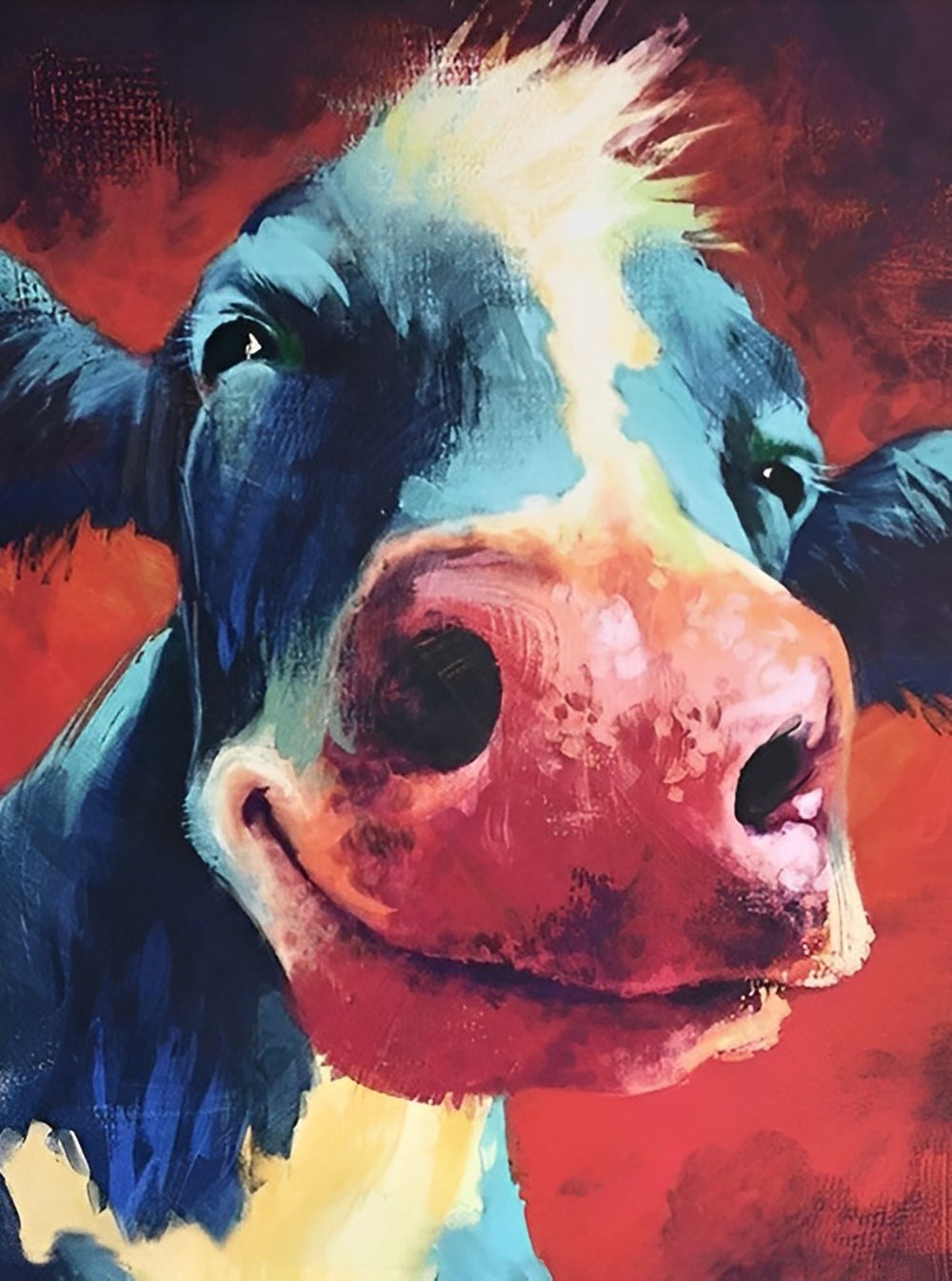 Smiling Cow Diamond Painting