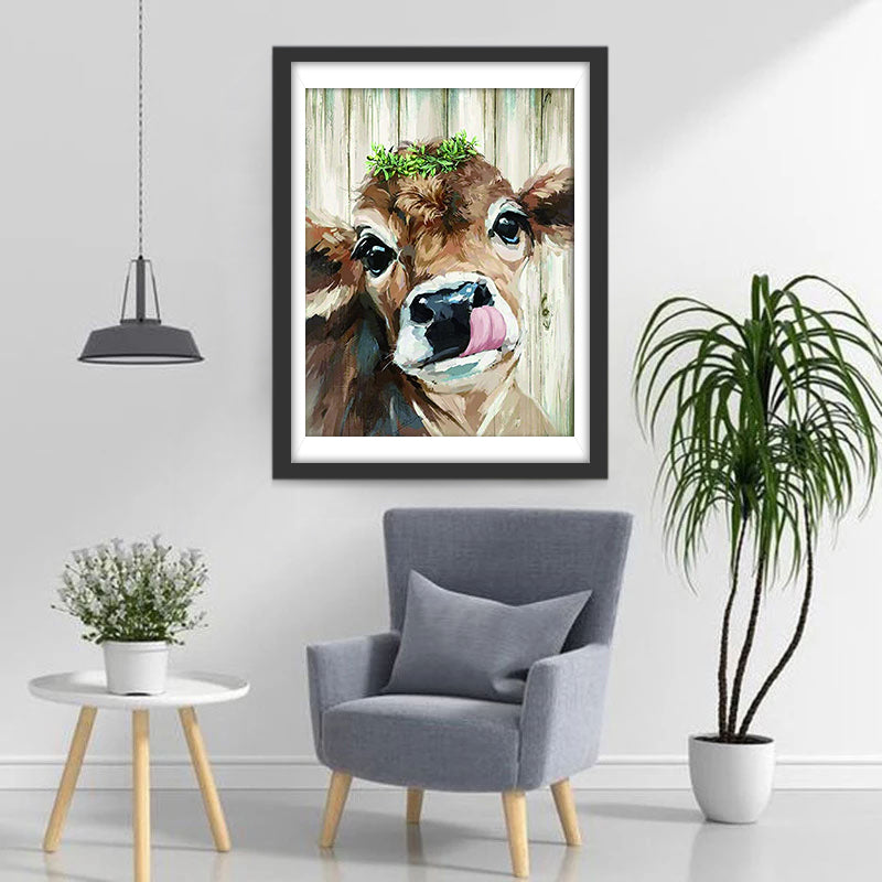 Calf with Crown Diamond Painting