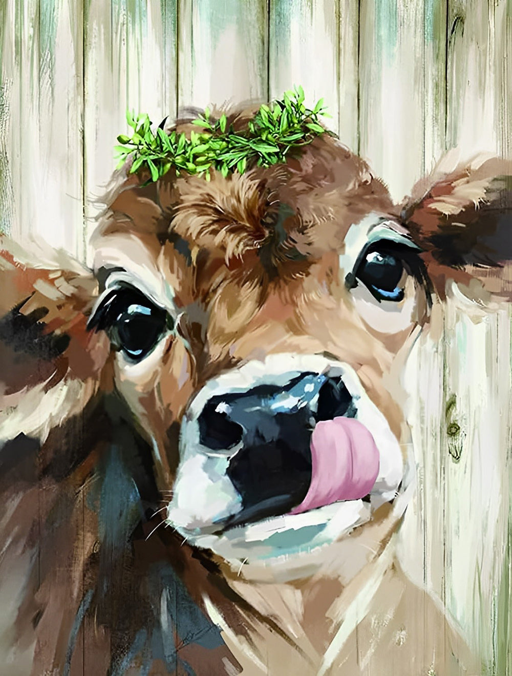 Calf with Crown Diamond Painting