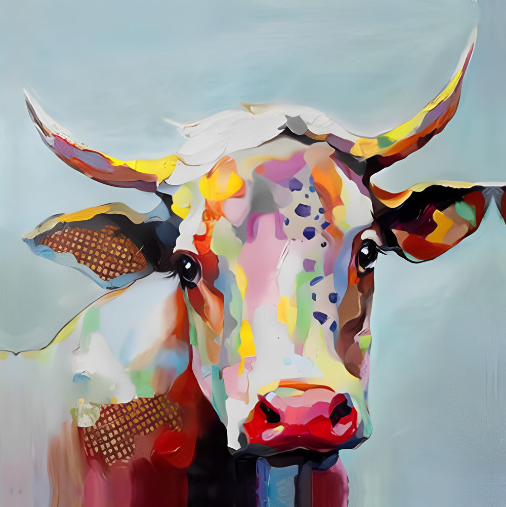 Colorful Ox Diamond Painting