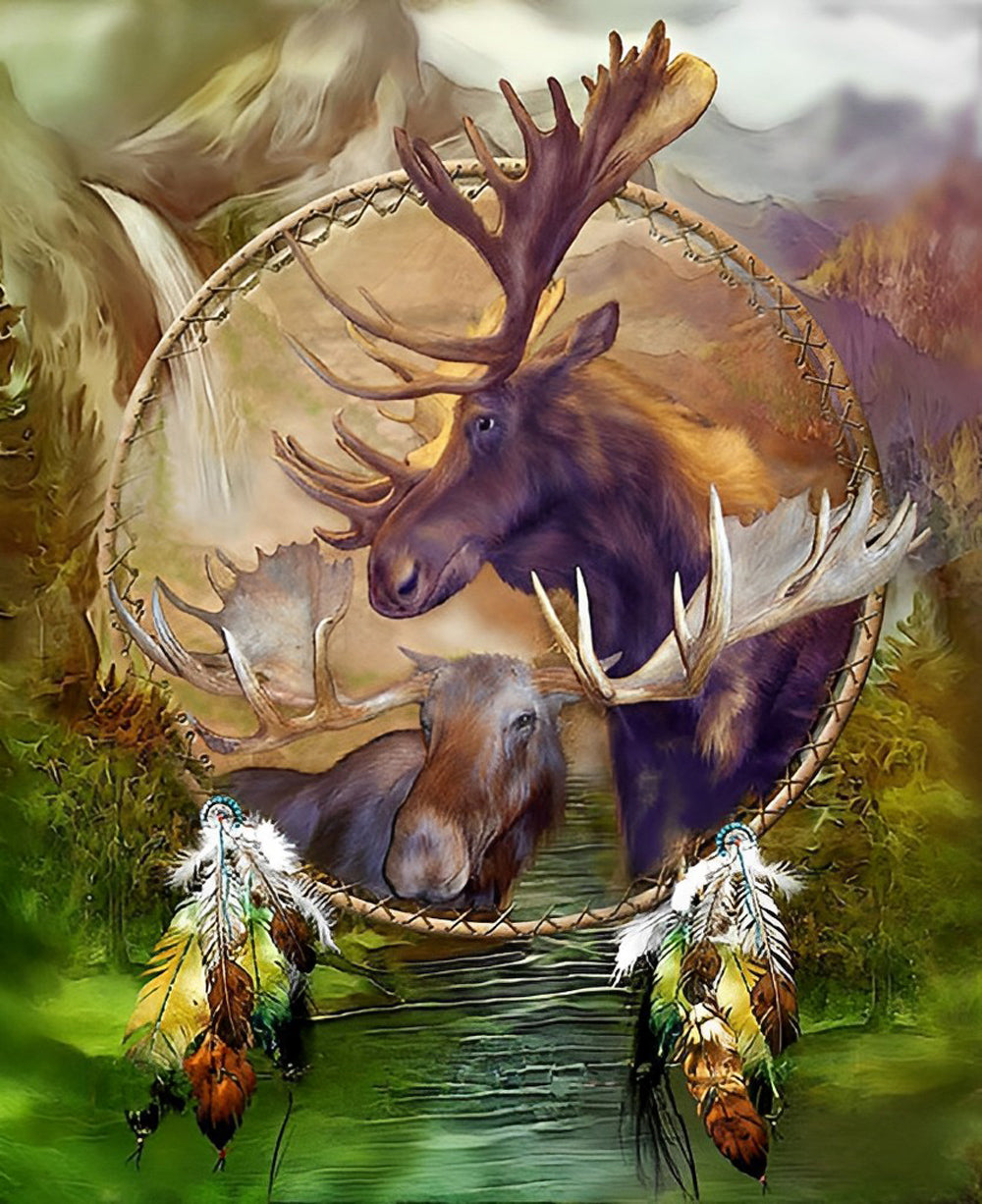 Dreamcatcher Deer Diamond Painting