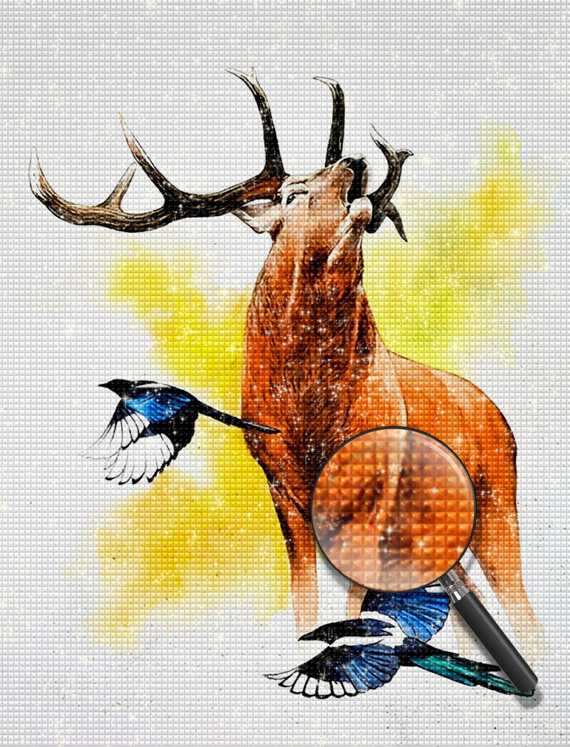 Deer 5D DIY Diamond Painting Kits DPDEEH18