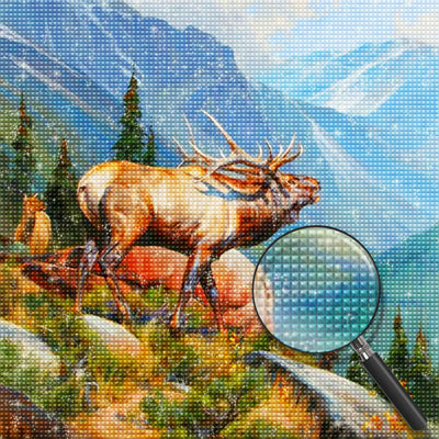Deer 5D DIY Diamond Painting Kits DPDEESQR17