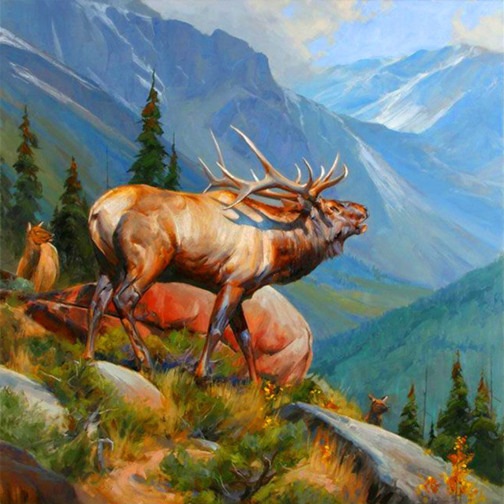 Stag Bleat Diamond Painting