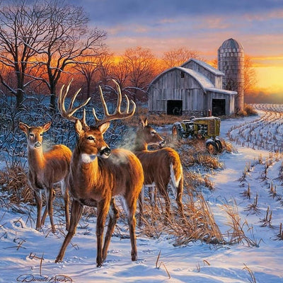 Three Deer in the Snow 5D DIY Diamond Painting Kits