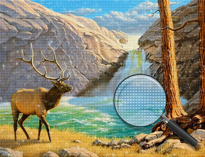 Deer 5D DIY Diamond Painting Kits DPDEEW110
