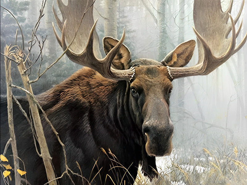 Moose Diamond Painting