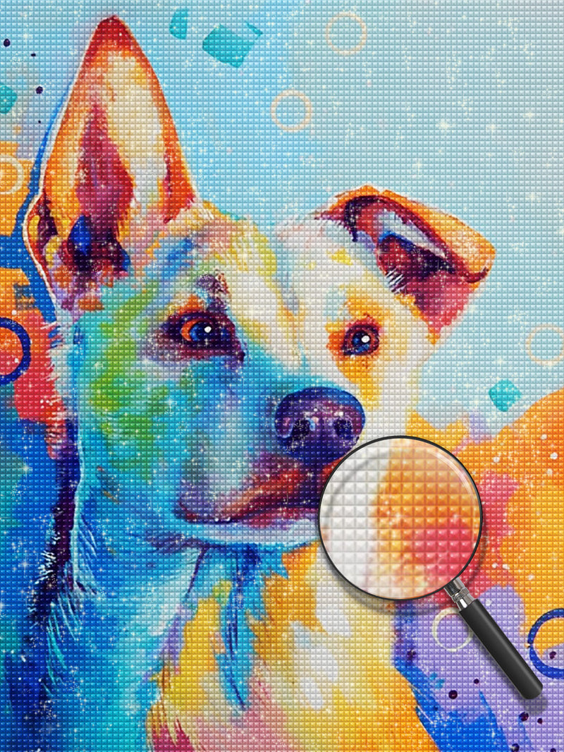 Tabby Dog Diamond Painting