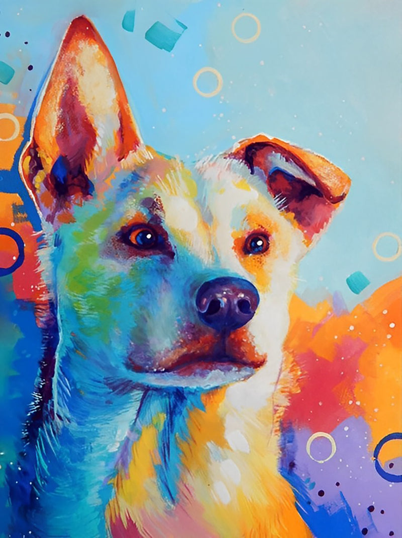 Tabby Dog Diamond Painting