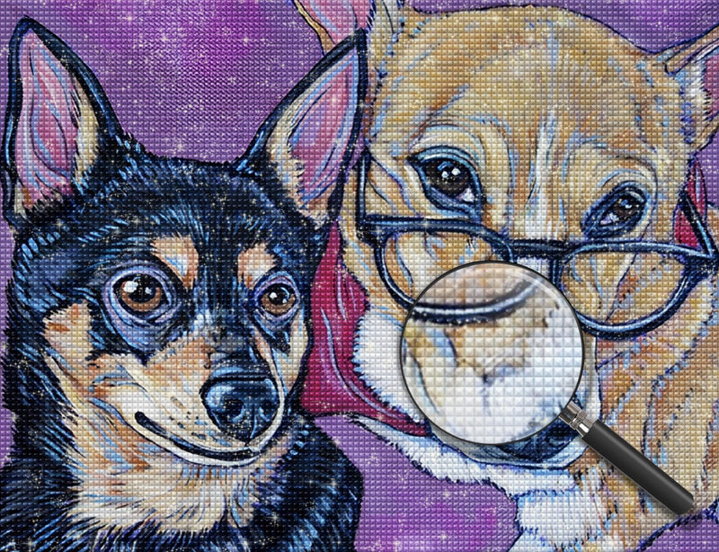Two Cute Dogs 5D DIY Diamond Painting Kits