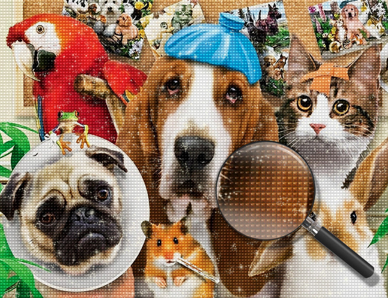 Dogs and Other Expressionless Animals 5D DIY Diamond Painting Kits