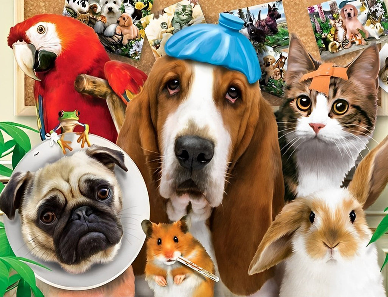 Dogs and Other Expressionless Animals Diamond Painting