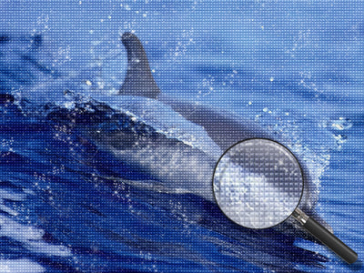 Dolphin on the Sea Surface 5D DIY Diamond Painting Kits