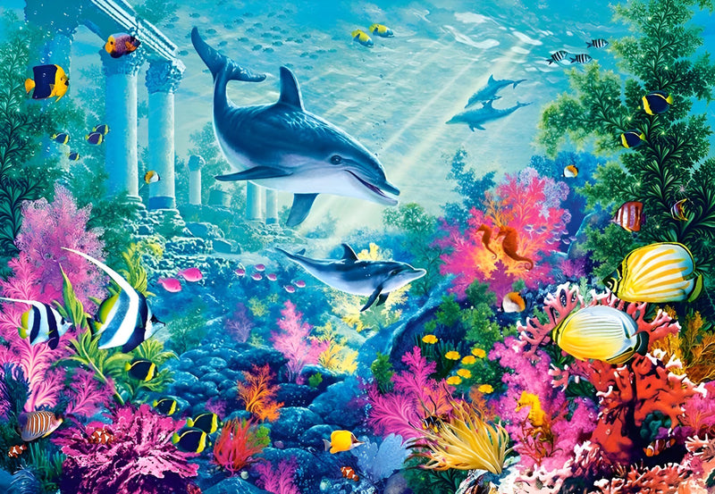 Dolphin and Clownfish 5D DIY Diamond Painting Kits