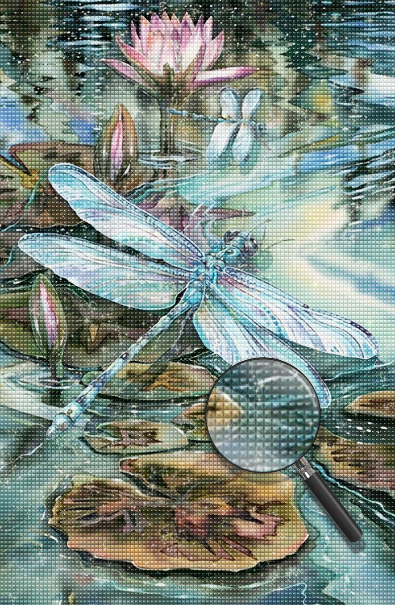 Dragonfly 5D DIY Diamond Painting Kits DPDRAH12