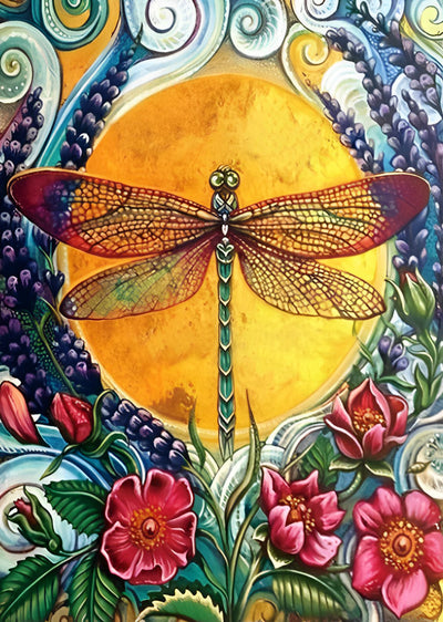 Dragonfly 5D DIY Diamond Painting Kits DPDRAH15