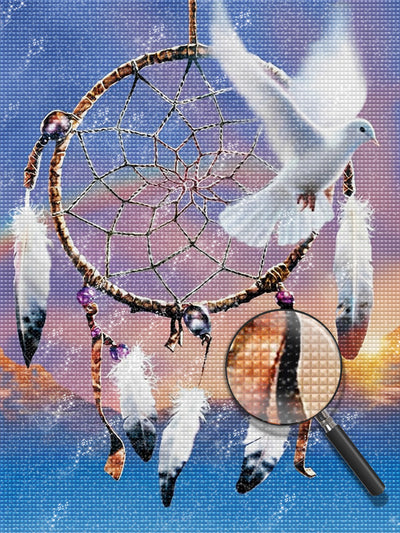 Dream Catcher and White Dove 5D DIY Diamond Painting Kits