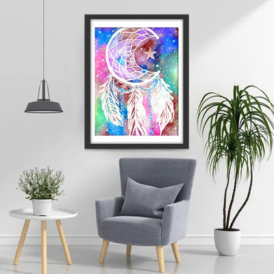 Golden Dream Catcher Diamond Painting