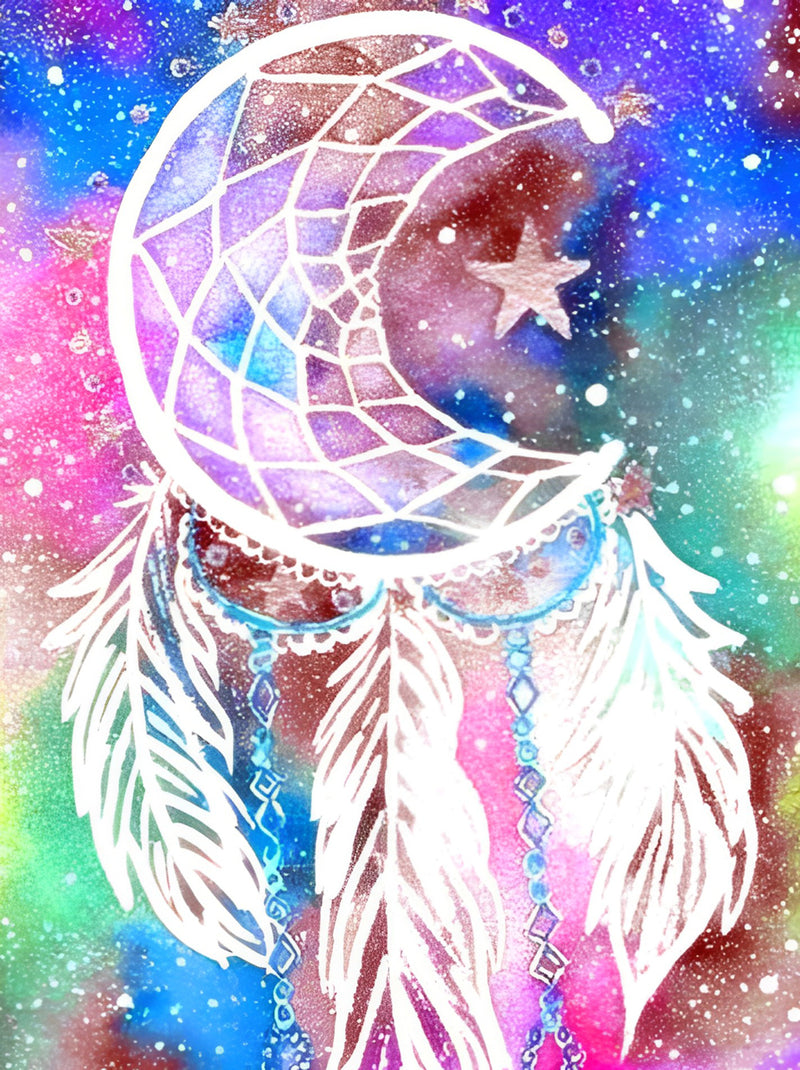 Golden Dream Catcher Diamond Painting