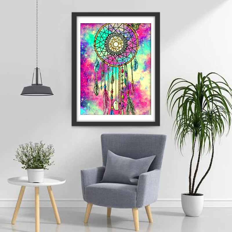 Golden Dream Catcher Diamond Painting