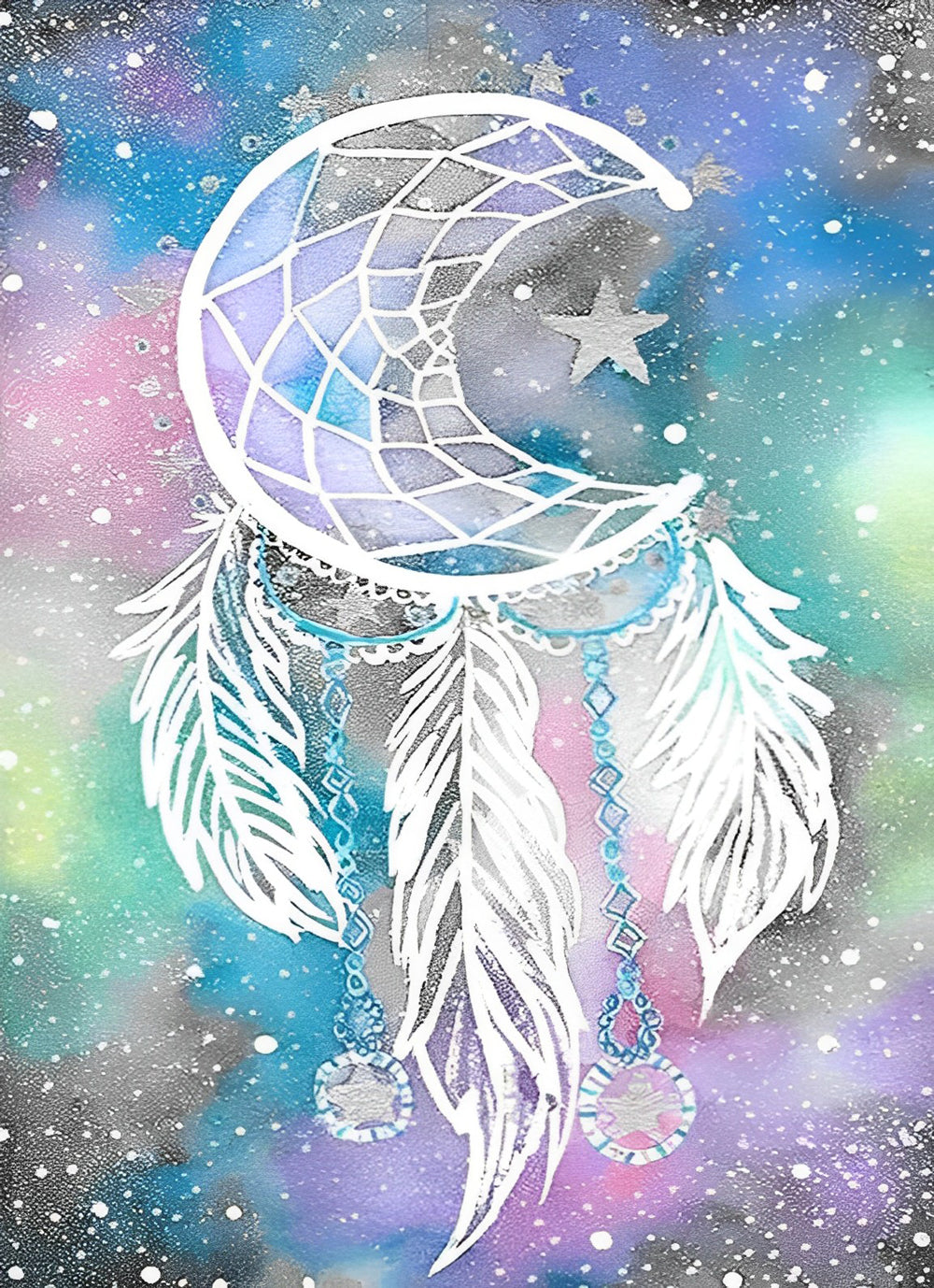 Moon Dream Catcher Diamond Painting