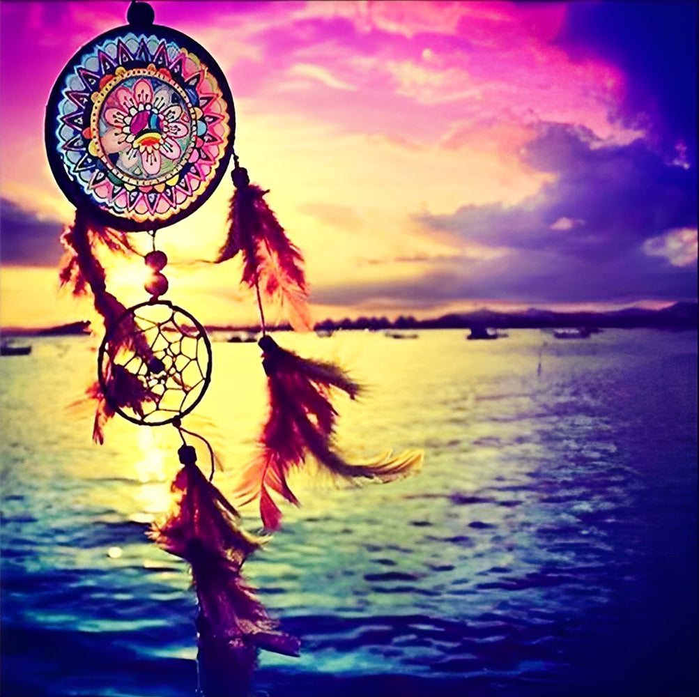 Lakeside Dream Catcher Diamond Painting