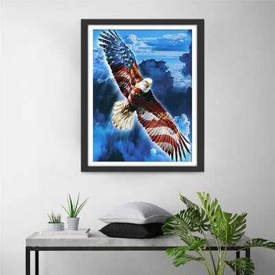 American Flying Eagle Diamond Painting