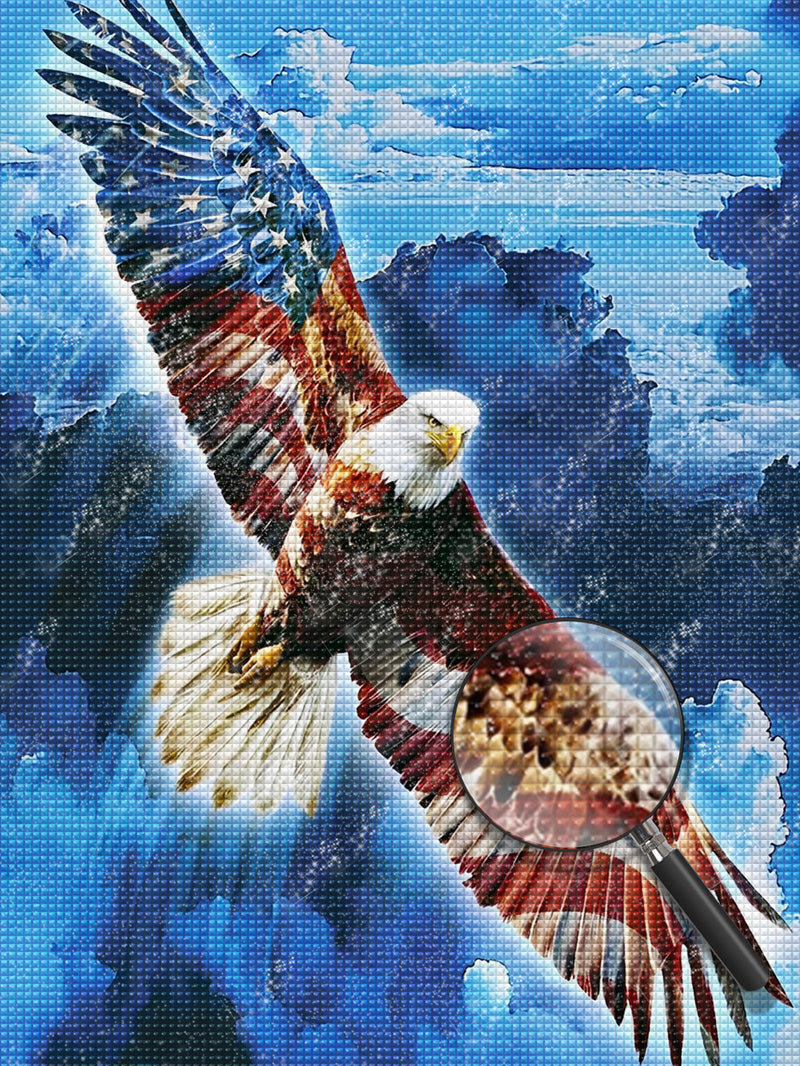 American Flying Eagle Diamond Painting