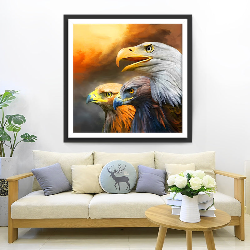 Various Eagles Diamond Painting