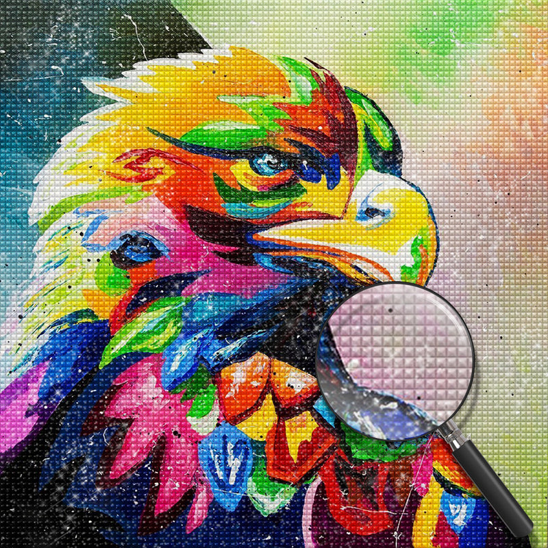 Multicolor Eagle Diamond Painting