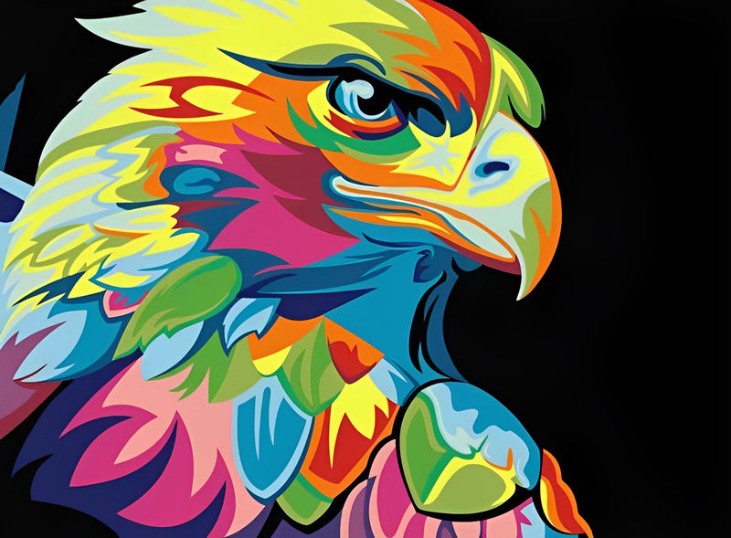 Colorful Eagle Diamond Painting