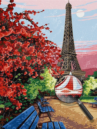 Eiffel Tower Drawn 5D DIY Diamond Painting Kits