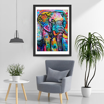 Elephant in Pop Color 5D DIY Diamond Painting Kits