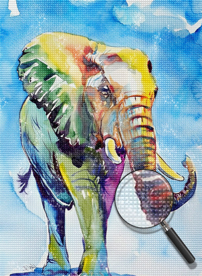 Elephant 5D DIY Diamond Painting Kits DPELEH16