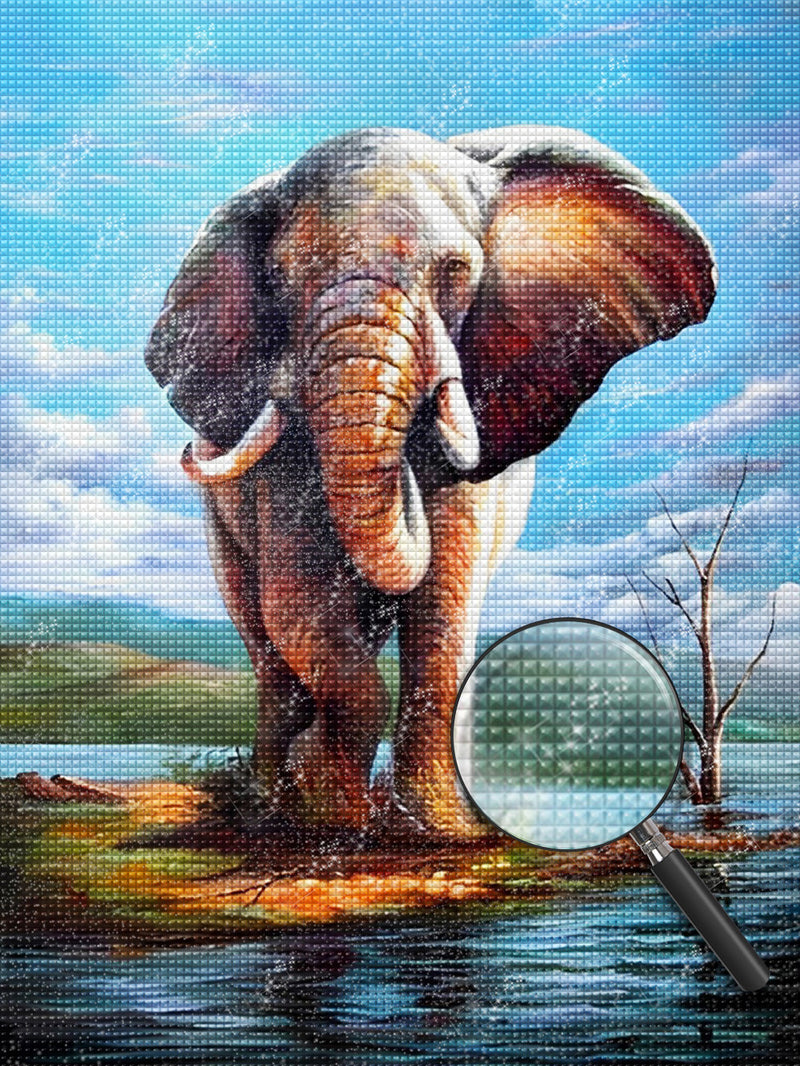 Elephant 5D DIY Diamond Painting Kits DPELEH18