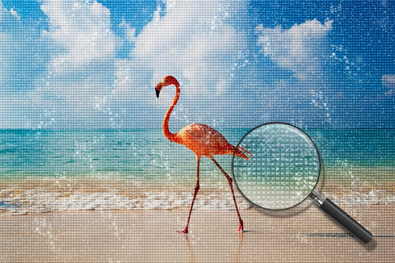 Strolling Flamingo Diamond Painting